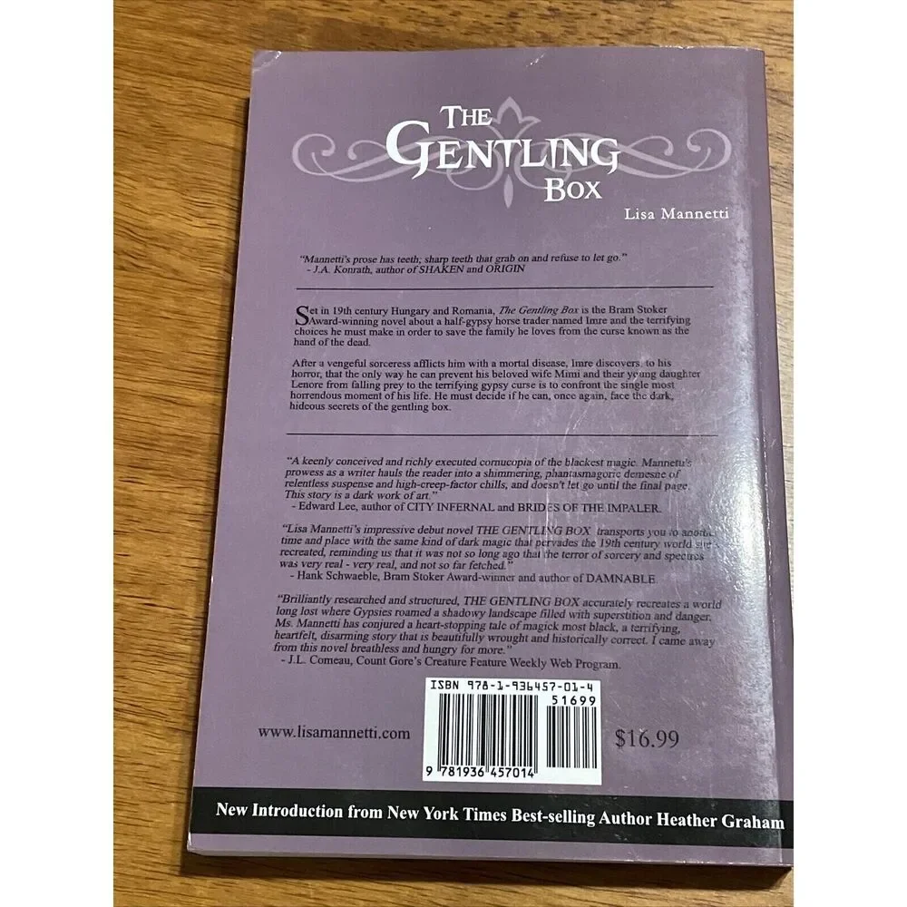 The Gentling Box Mannetti, Lisa Paperback Bram Stoker Award
